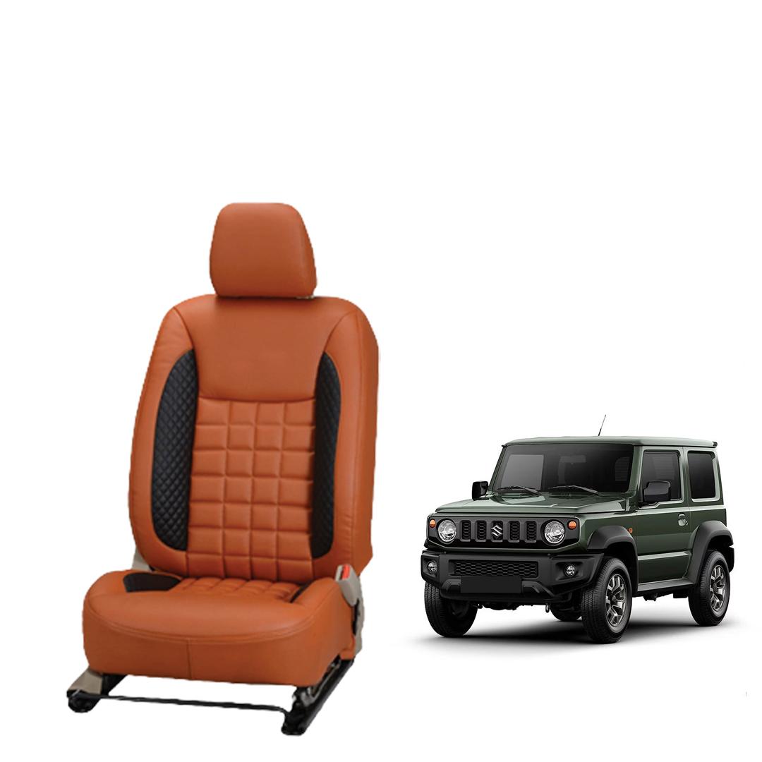 Maruti Suzuki Jimny Nappa Leather Seat Cover - Prizm Design