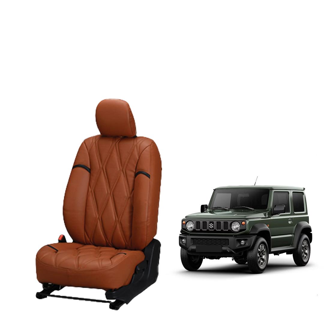 Maruti Suzuki Jimny Nappa Leather Seat Cover - Kite Design