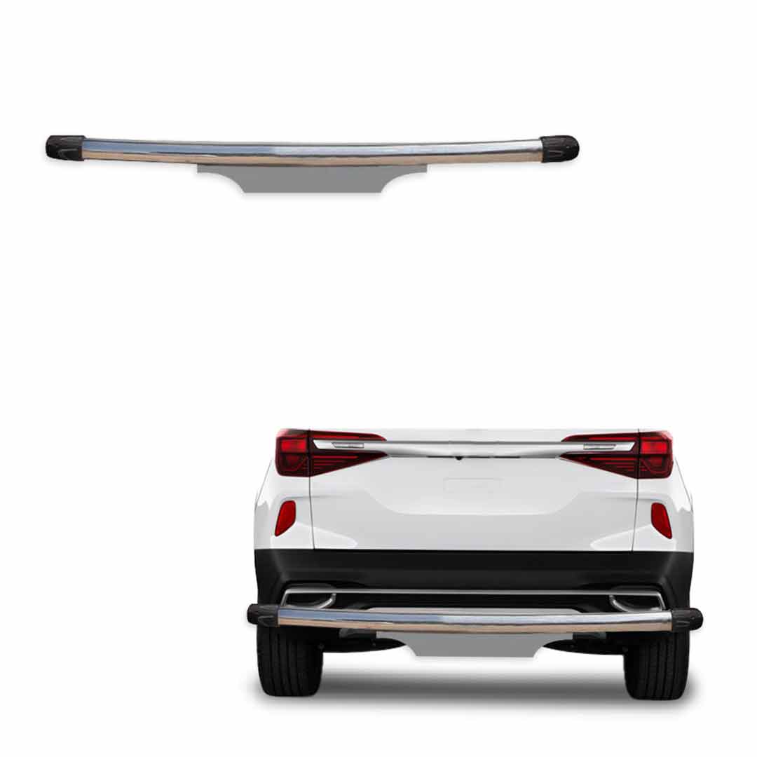 Rear Bumper Safety Guards for Kia Seltos - in Active Plates