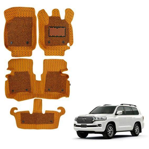 Toyota Land Cruiser Luxury 7D Boot Mat - Tan Colour