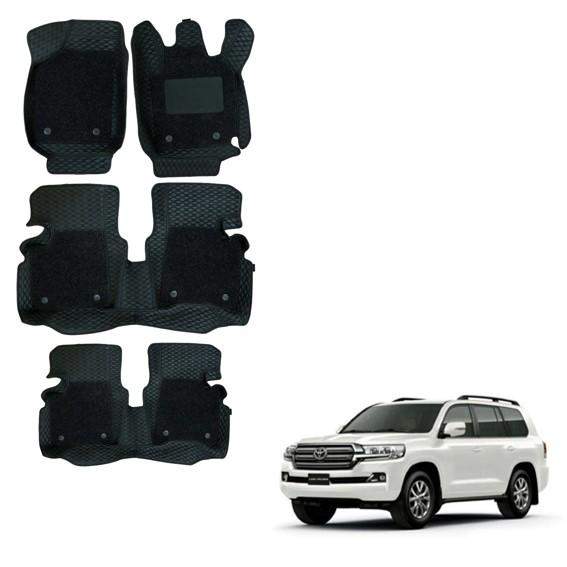 Toyota Land Cruiser Superior Floor Mats - Black Colour