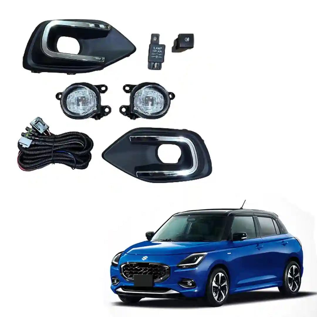 New Swift 2024 Fog Lamp Led With Wiring and Switch