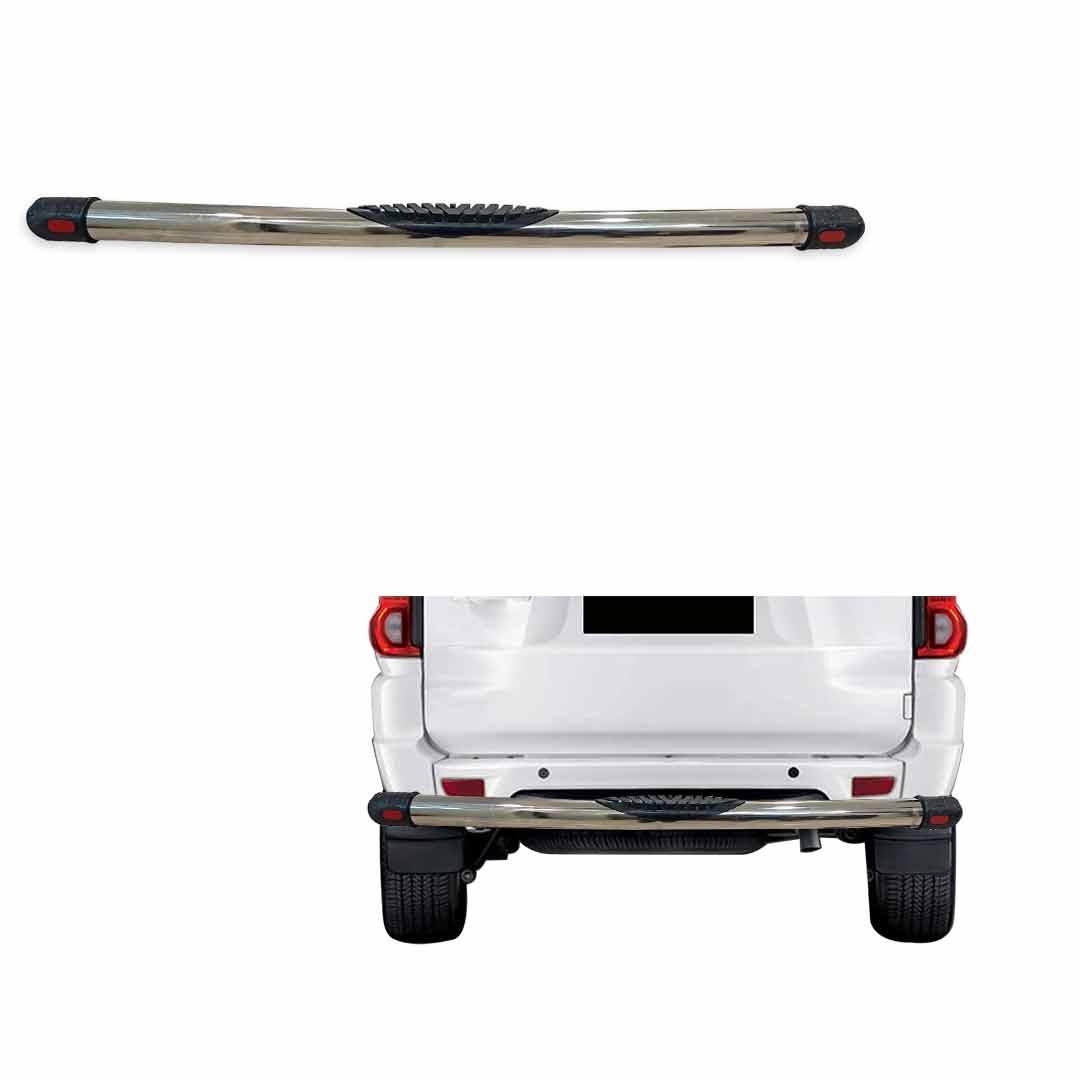 Rear Bumper Guards for Mahindra Scorpio (2017) - in Jumbo Style