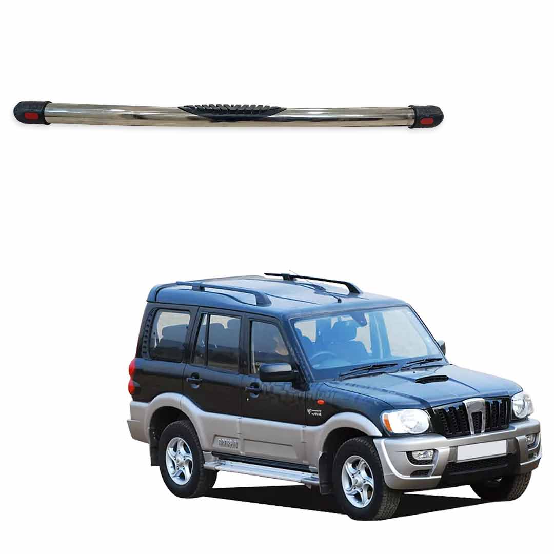 Rear Bumper Guards for Mahindra Scorpio m-HAWK in Jumbo Style