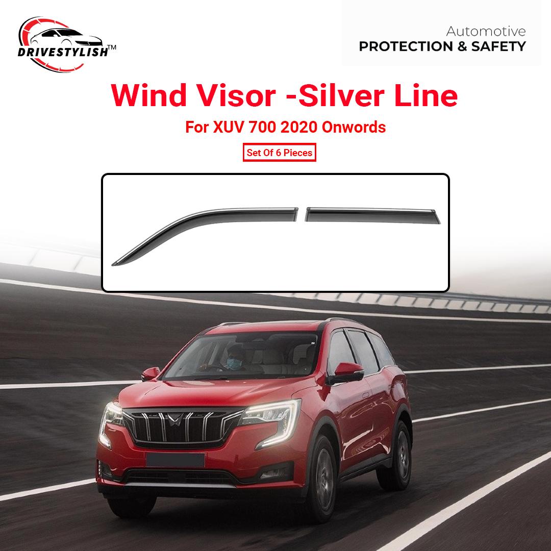 Mahindra XUV 700 Wind Visor - Chrome Insert