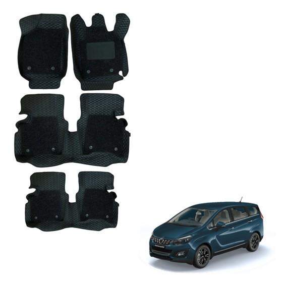 Mahindra Marazzo Illustrious 7D Mats - Black Colour