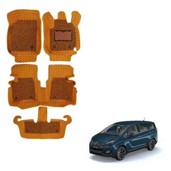 Mahindra Marazzo Luxurious Floor Mats - Tan Colour