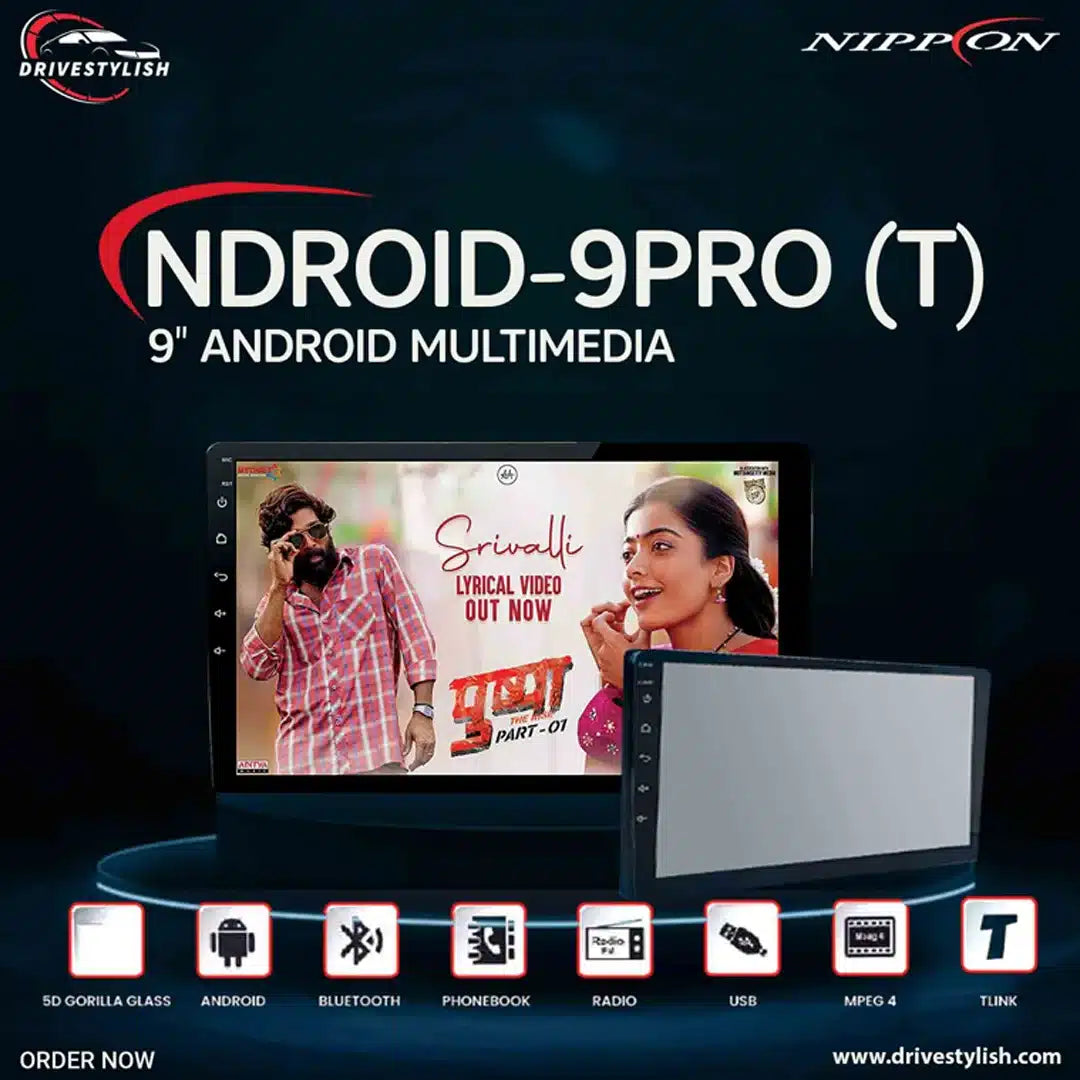 NIPPON NDROID 9PRO with (T-Link Support) - Android Music System