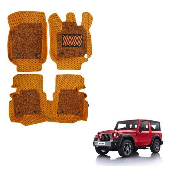 Mahindra New Thar Premium Floor Mats - Tan Colour