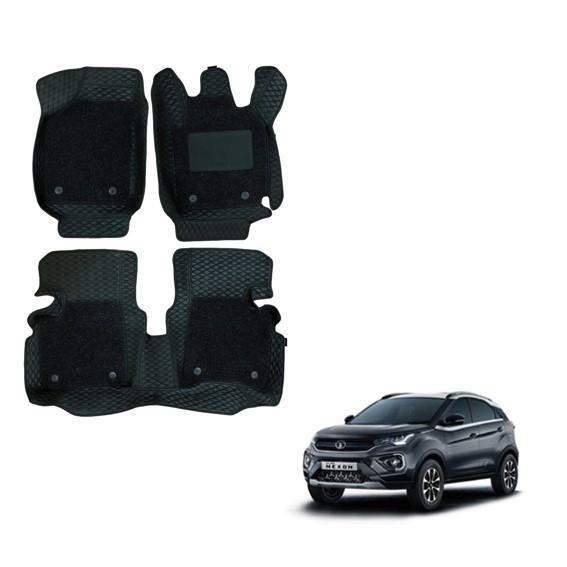 Tata Nexon Luxurious Floor Mats - Black Colour