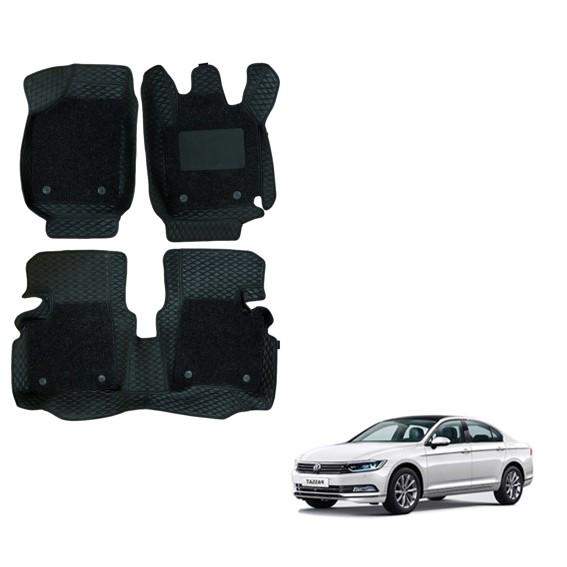 Illustrious Floor Mats for Volkswagen Passat - Black Colour