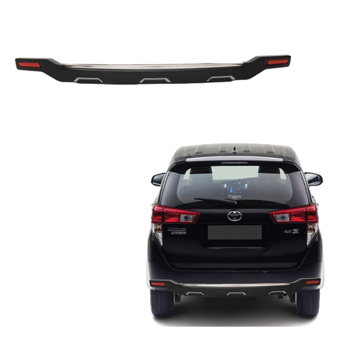 Innova crysta rear bumper safety guard protector- delilte series