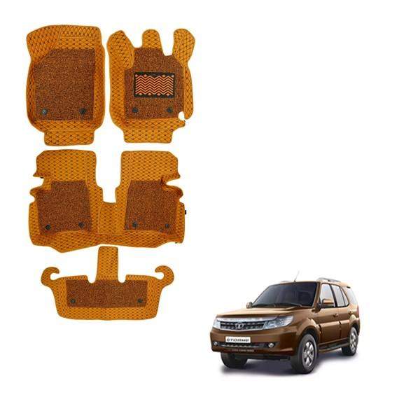 Tata Safari Storme Spacious Foot Mats - Tan Colour