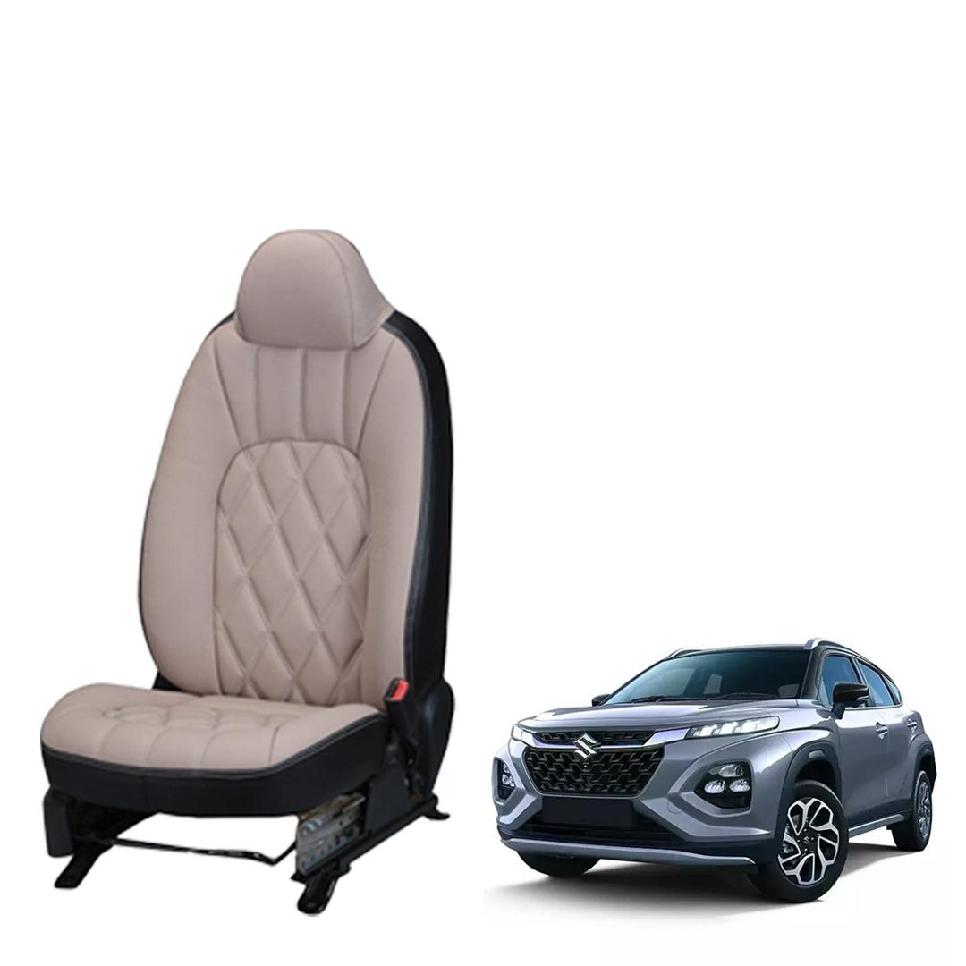 Maruti Suzuki Fronx Art Leather Seat Cover - Threading Design