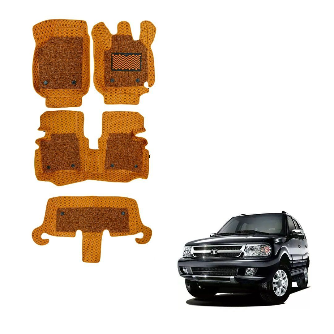 Tata Safari Spacious 7D Mat Carpet - Tan Colour