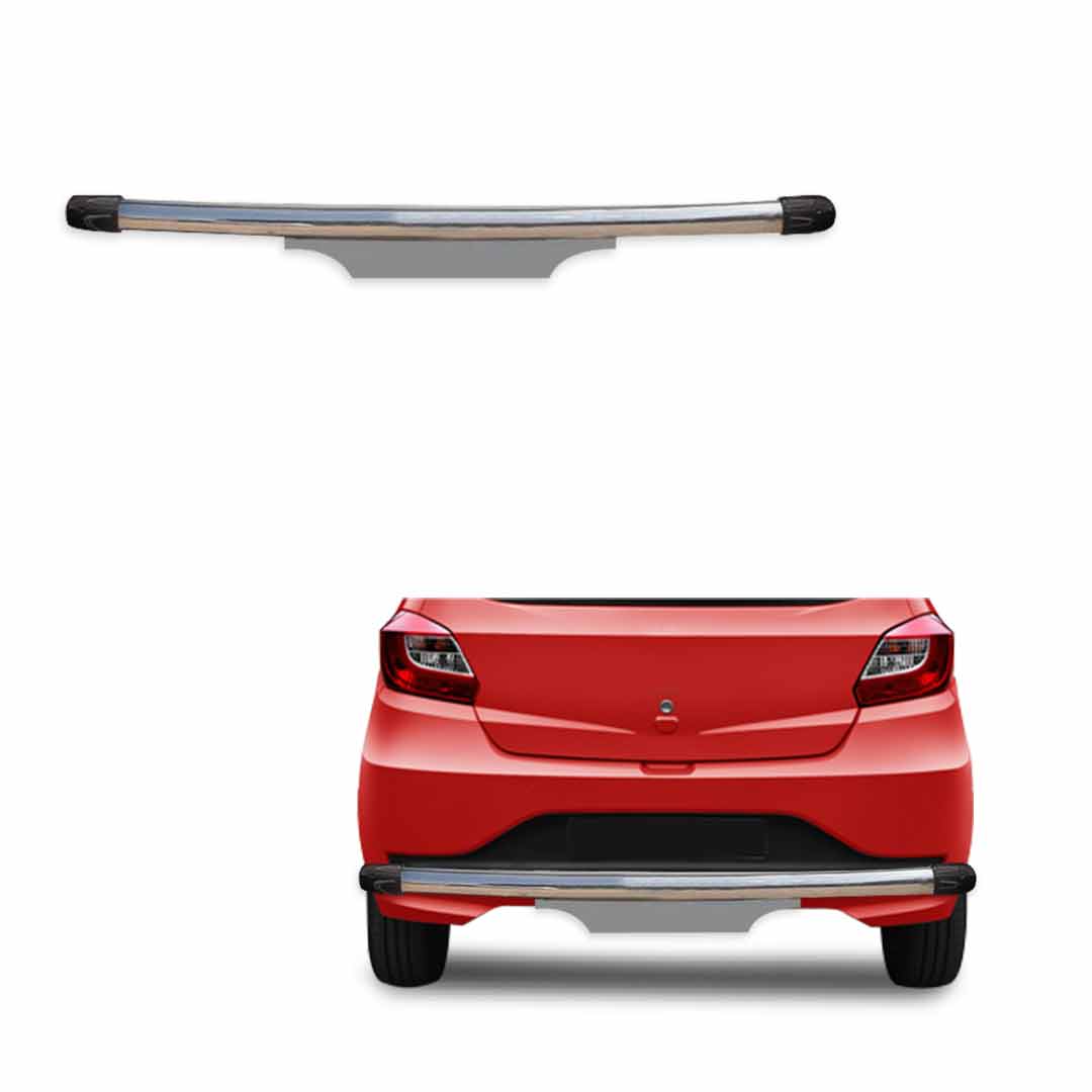 Rear Bumper Safety Guards for Tata Tiago - in Active Plates