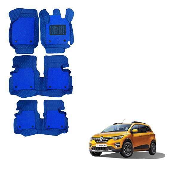 Renault Triber Waterproof 7D Foot Mats - Blue Colour