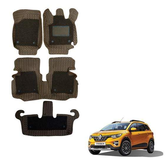 Renault Triber Deluxe 7D Boot Mat - Brown Colour