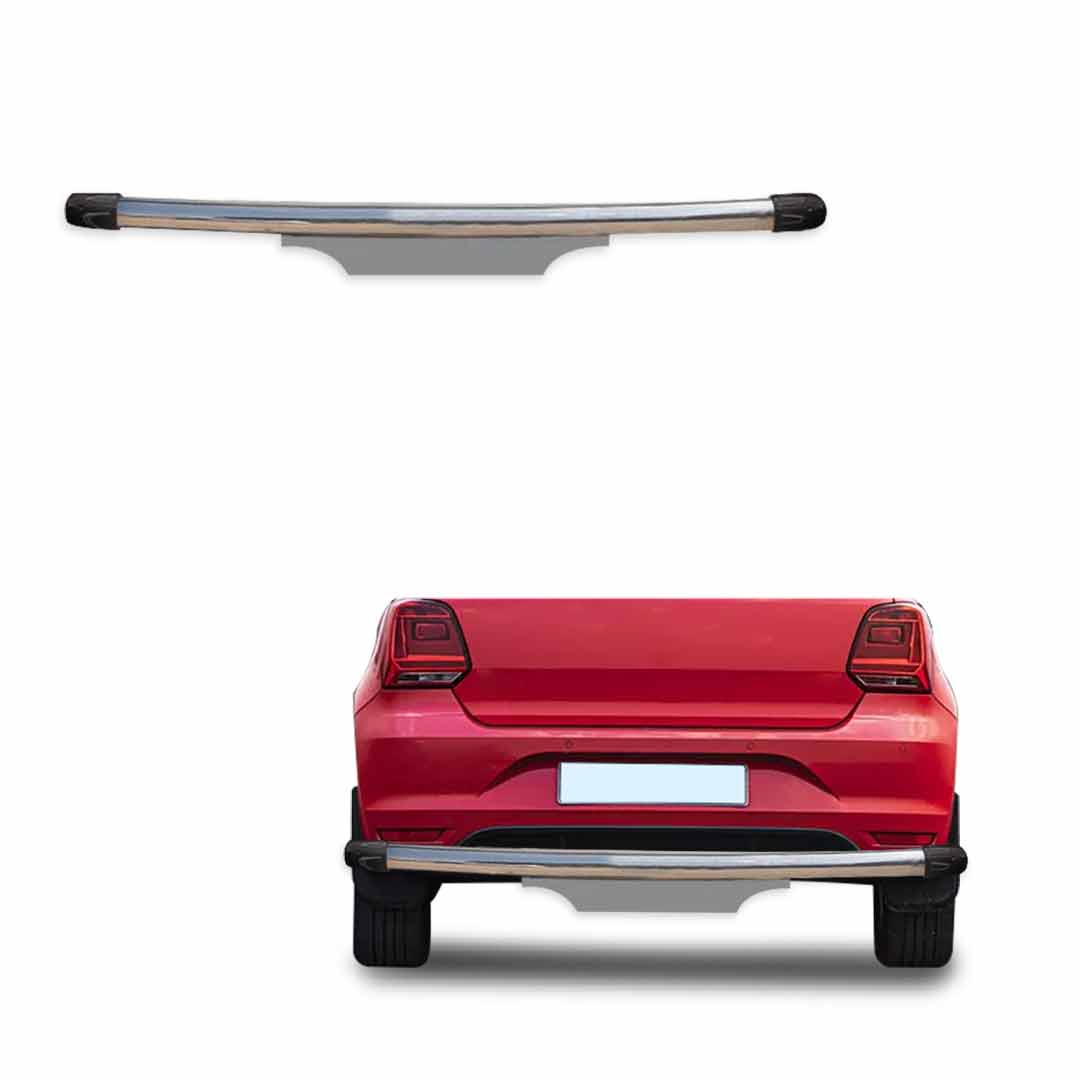 Rear Bumper Safety Guards for Volkswagen Polo - in Active Plates