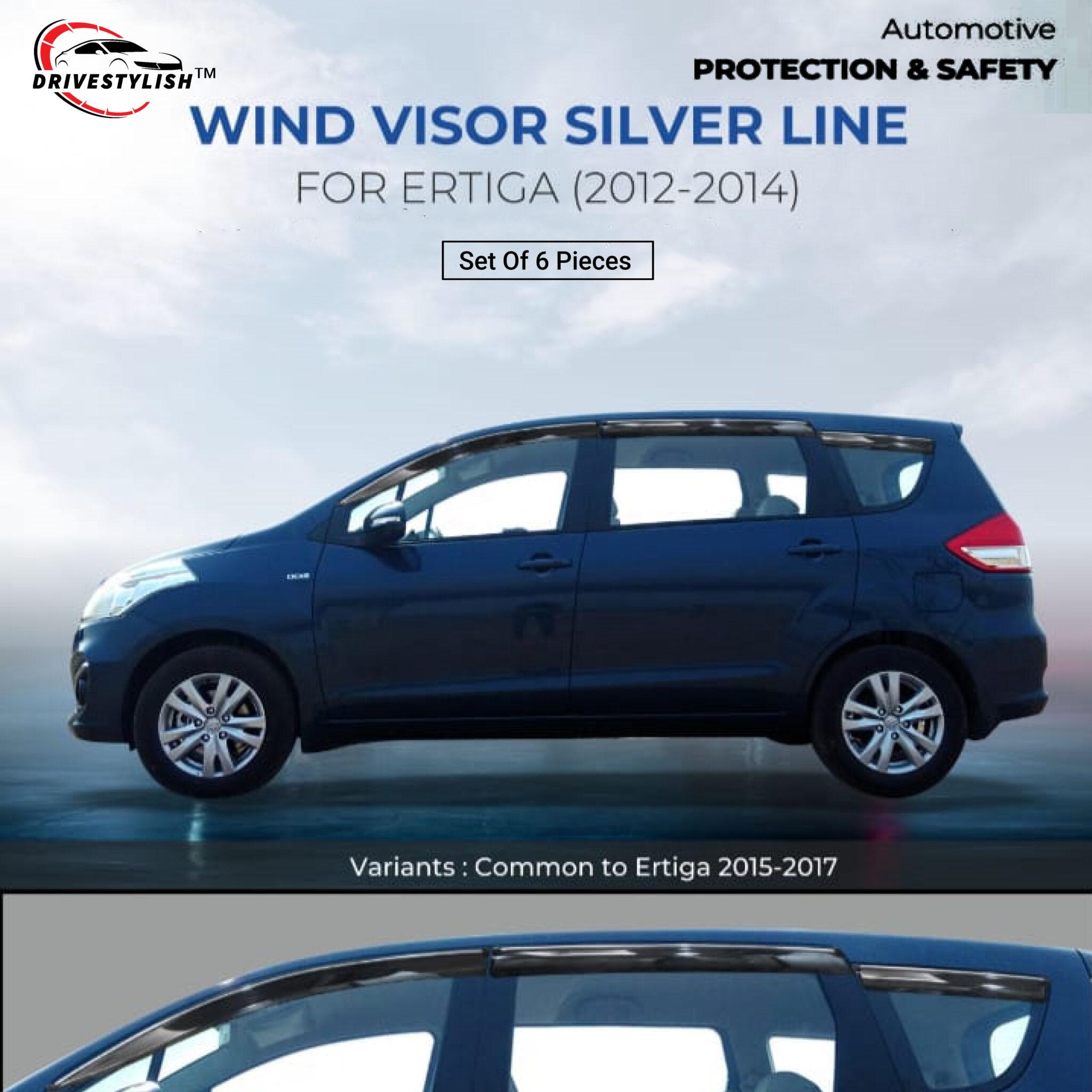 Maruti Suzuki Ertiga Wind Visor – Chrome Insert