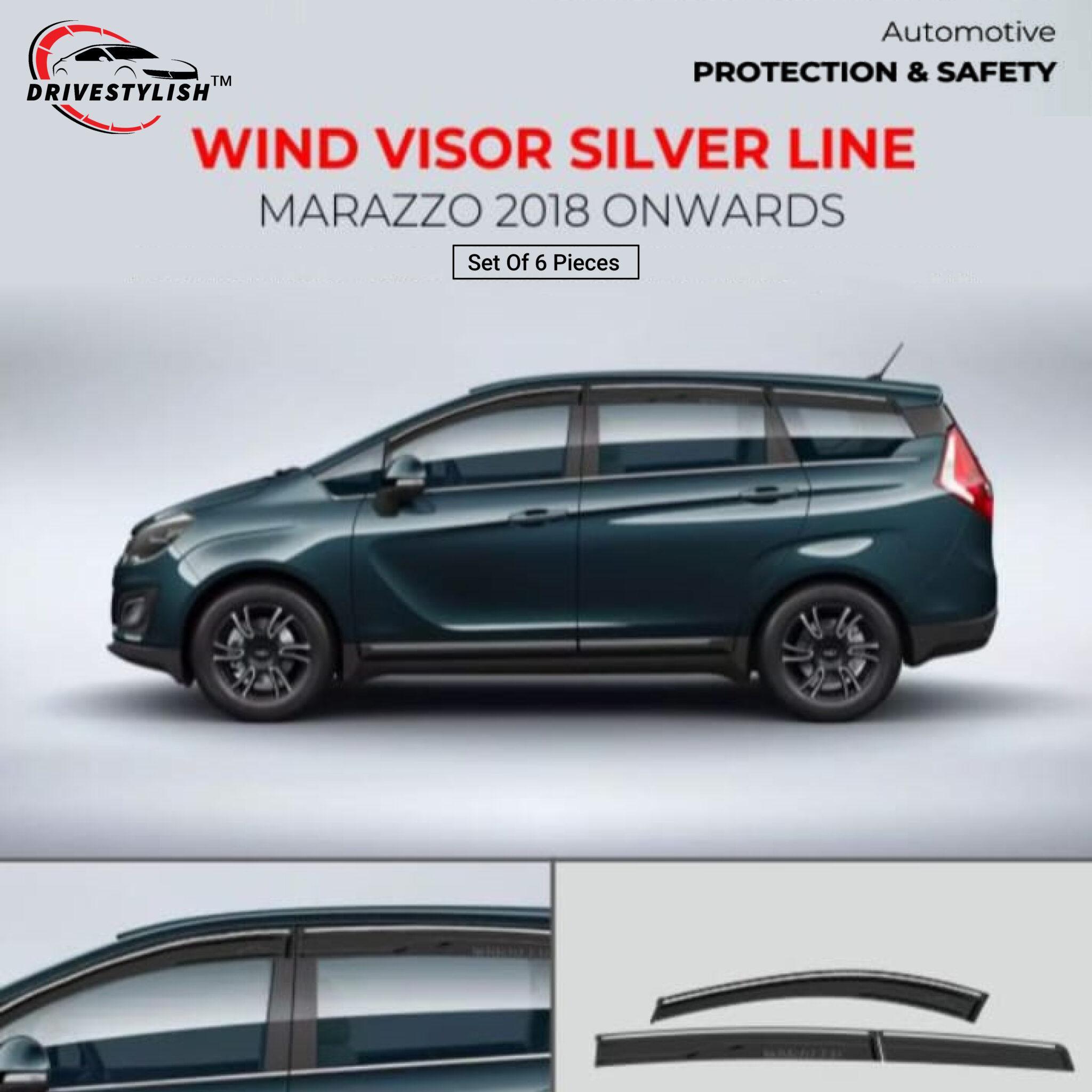 Mahindra Marazzo Wind Visor – Chrome Insert