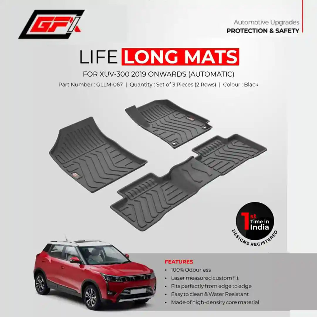 GFX Lifelong Floor Mats For XUV-300 2019 Onwards