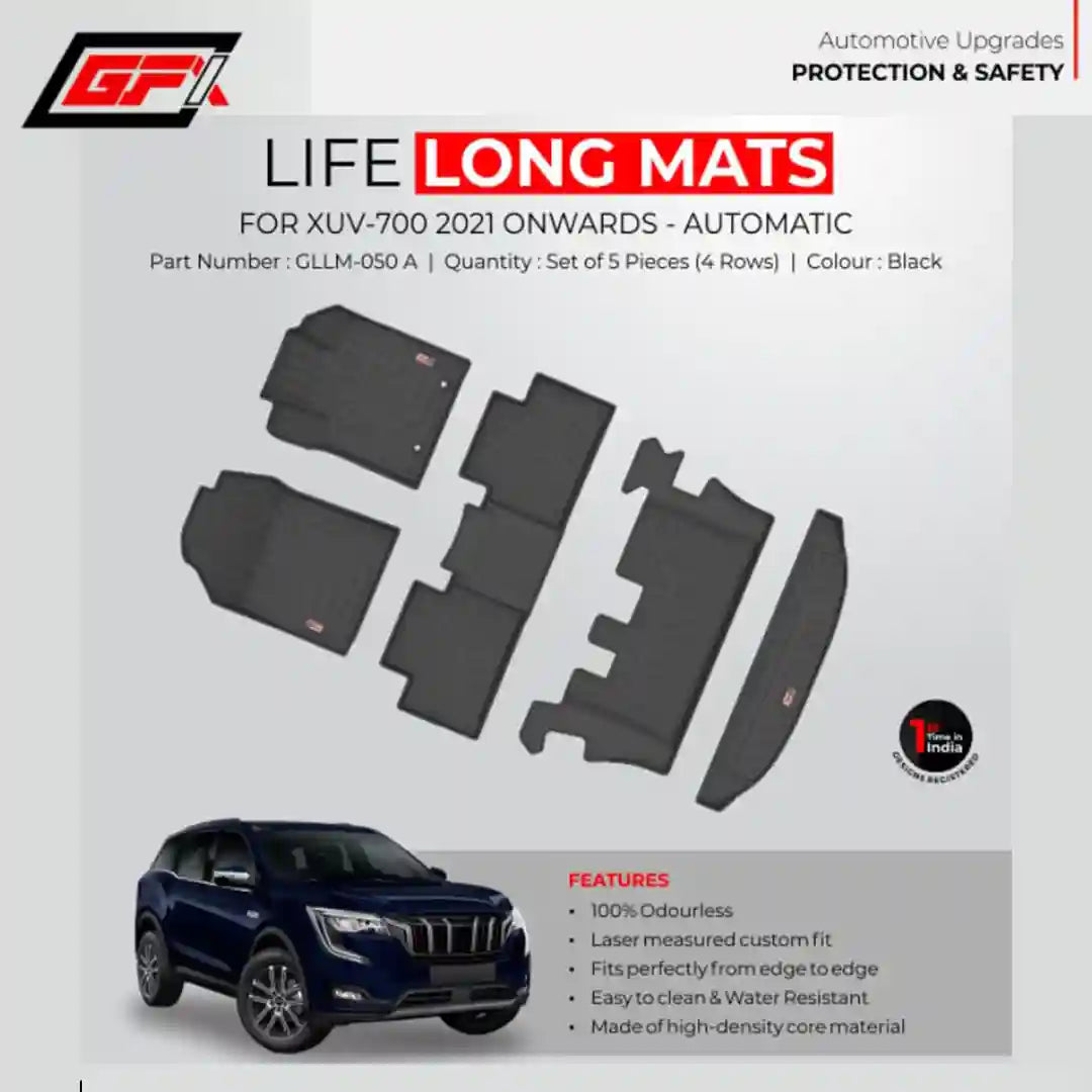 GFX Lifelong Floor Mats For XUV 700- (2221) Onwards