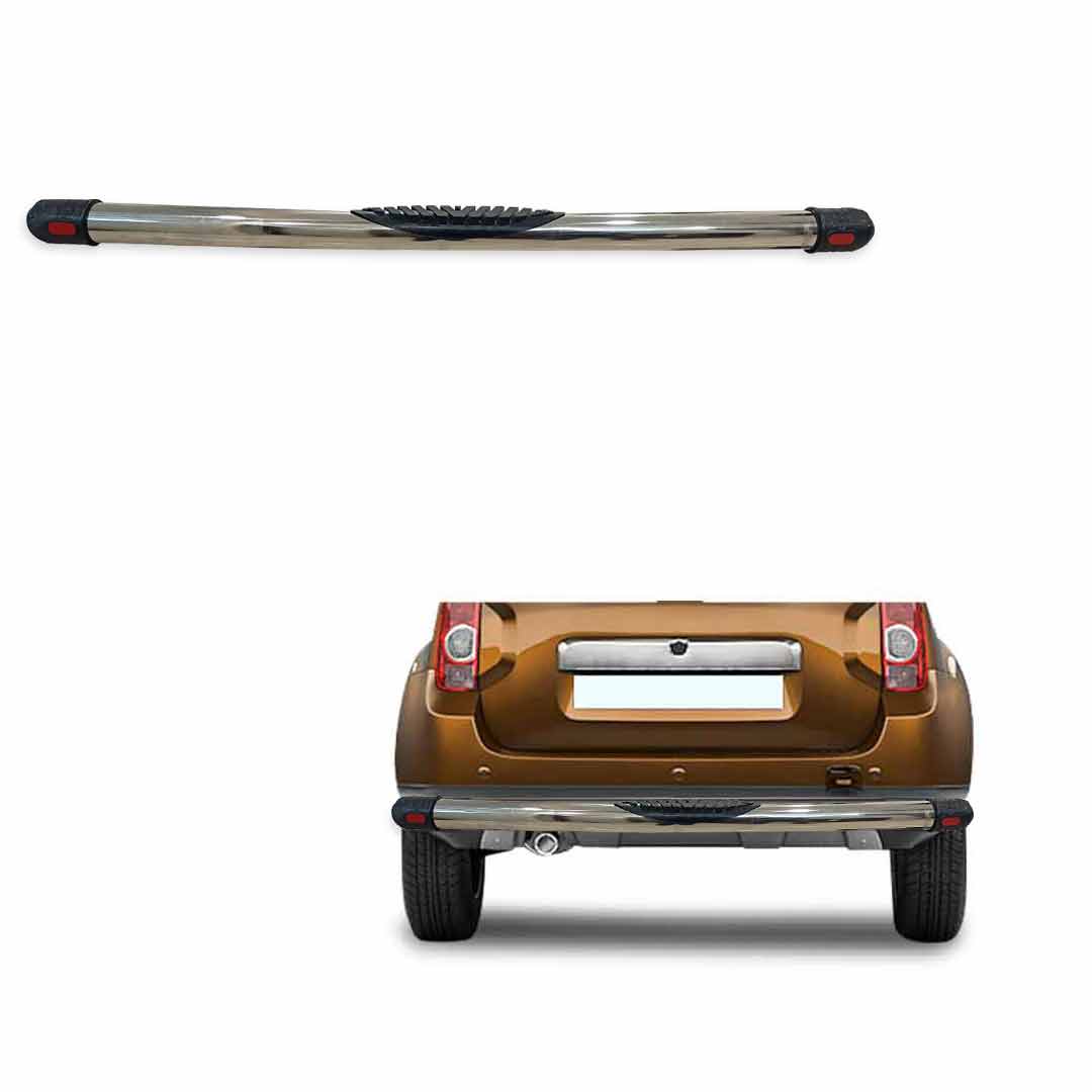 Rear Bumper Guards Diffuser for Renault Duster - in Jumbo Style