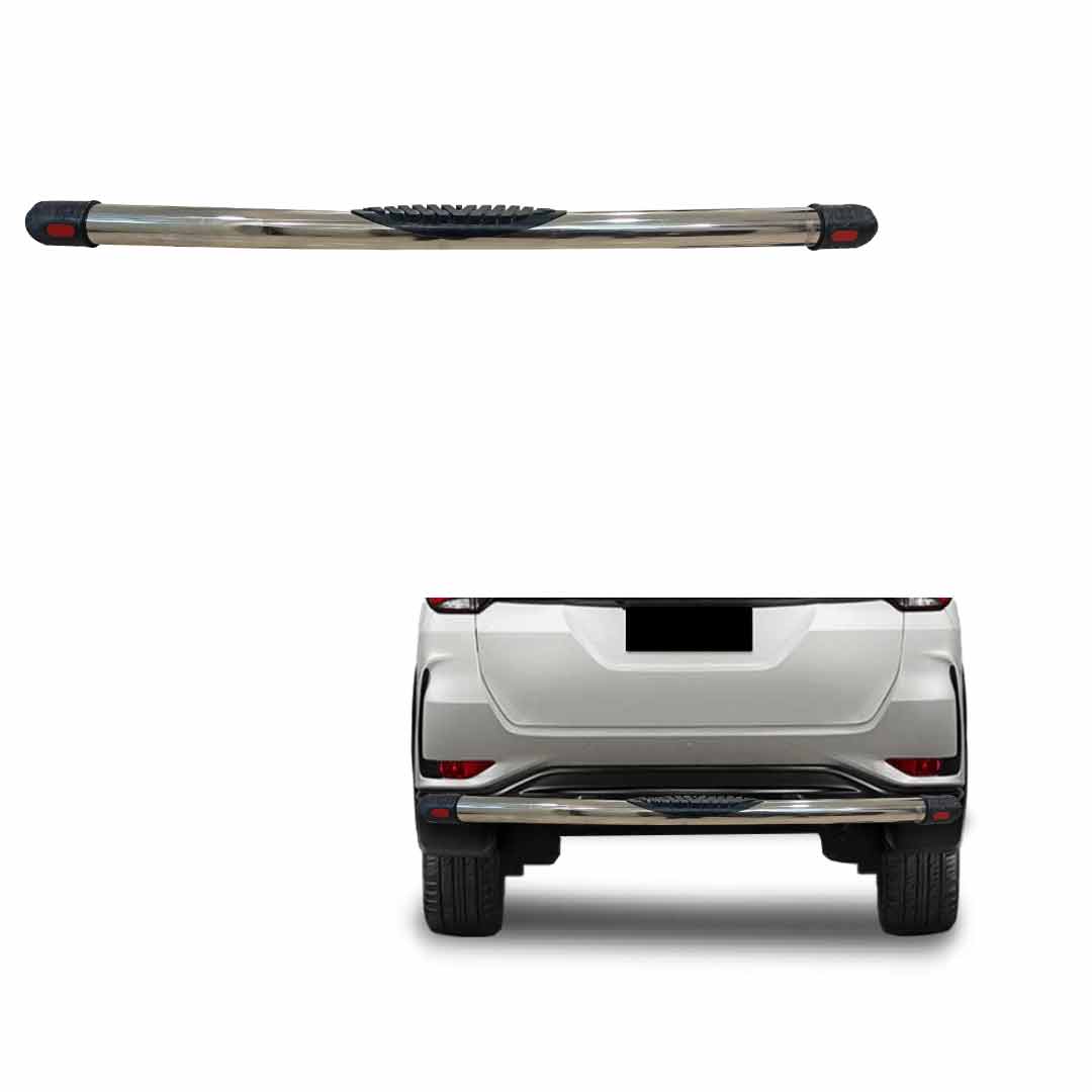 Rear Bumper guards for Toyota Fortuner Legender in Jumbo Style