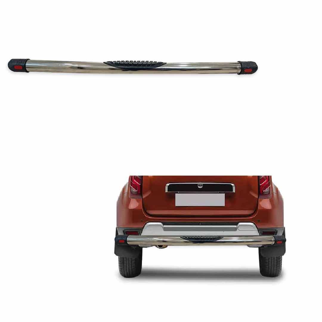 Rear Bumper Guards Diffuser for Renault Duster - in Jumbo Style