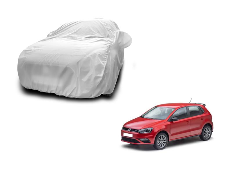 Volkswagen Polo-3 Silver Waterproof Volkswagen Polo-3 Car Cover With Mirror  Pocket - Reflective Coating - Cotton
